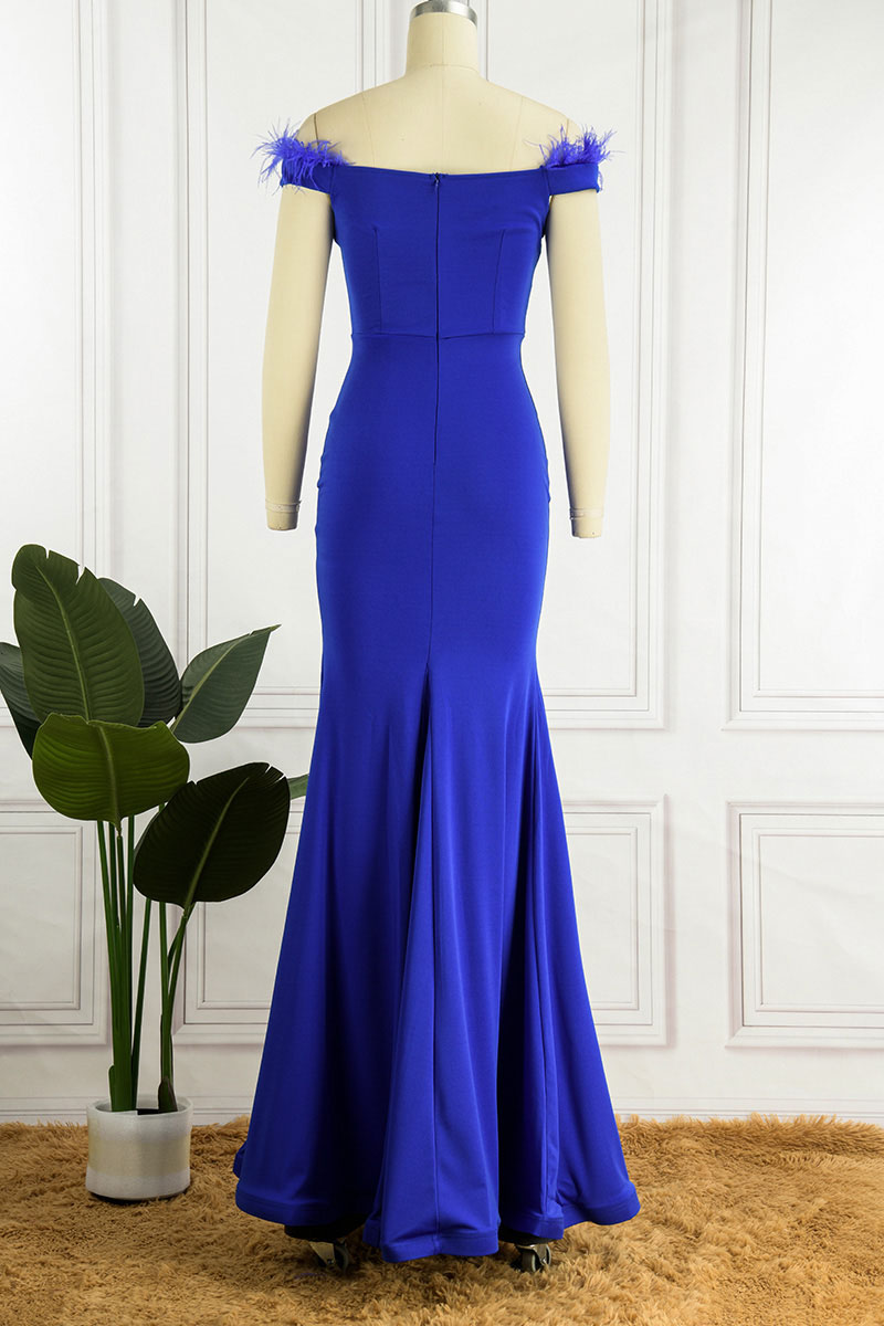 Sexylady Party Dress Purple Feathers V Neck Sexy Club Bodycon Wear Gowns Shinny Diamons Luxury