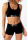 Black Fashion Sexy Vest Shorts Sports Set