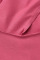 Wine Red Casual Letter Print Hooded Collar Long Sleeve Two Pieces