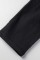 Black Casual Solid Ripped Patchwork High Waist Skinny Denim Jeans