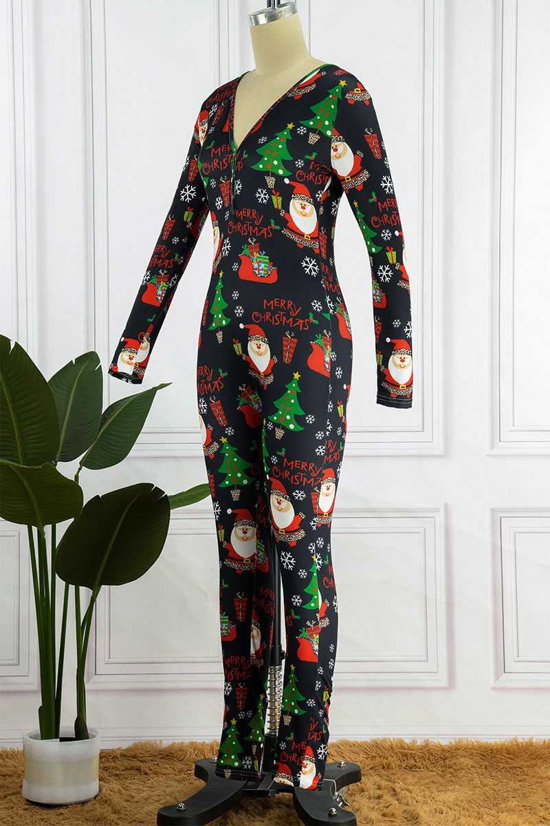 Rakkiss™ Printed Off-Shoulder Casual Jumpsuit