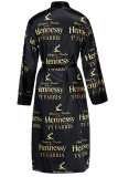 Green Sexy Print Frenulum Dresses