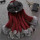 Burgundy Casual Solid Patchwork Hooded Collar Outerwear