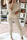 Cream White Fashion Casual Long Sleeve Oblique Collar Regular Sleeve Regular Solid Two Pieces
