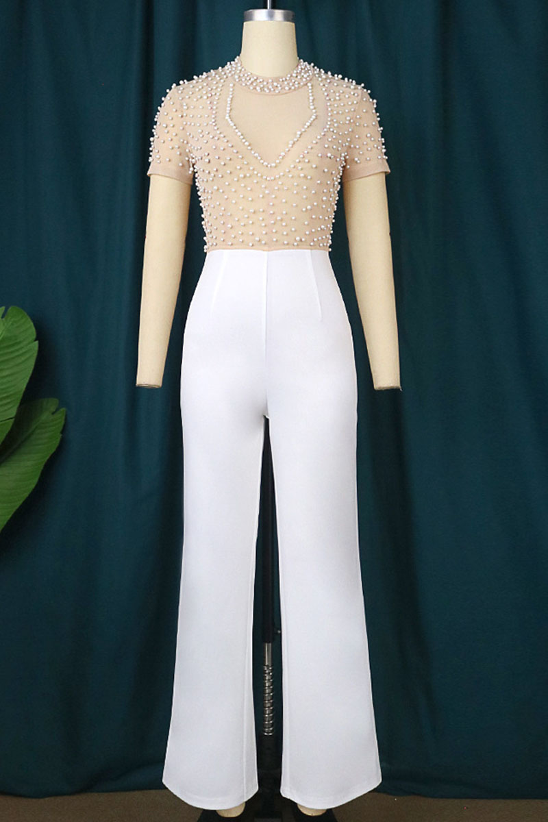 Summer Beading Tassel Sexy See Through STrapless Top And Mini Skirt 2 Pieces Woman Set Party Vestido Performances Costume