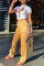 Blue Casual Solid Patchwork Regular High Waist Conventional Patchwork Jeans