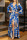 Blue Casual Print Patchwork V Neck Straight Dresses