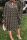 Black Apricot Casual Print Hollowed Out Half A Turtleneck Long Sleeve Dresses
