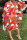 Orange Casual Print Hollowed Out Half A Turtleneck Long Sleeve Dresses