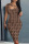 Black khaki Sexy Print Basic U Neck Vest Dress Dresses