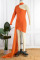 Black Sexy Solid Patchwork Asymmetrical Half A Turtleneck One Step Skirt Dresses