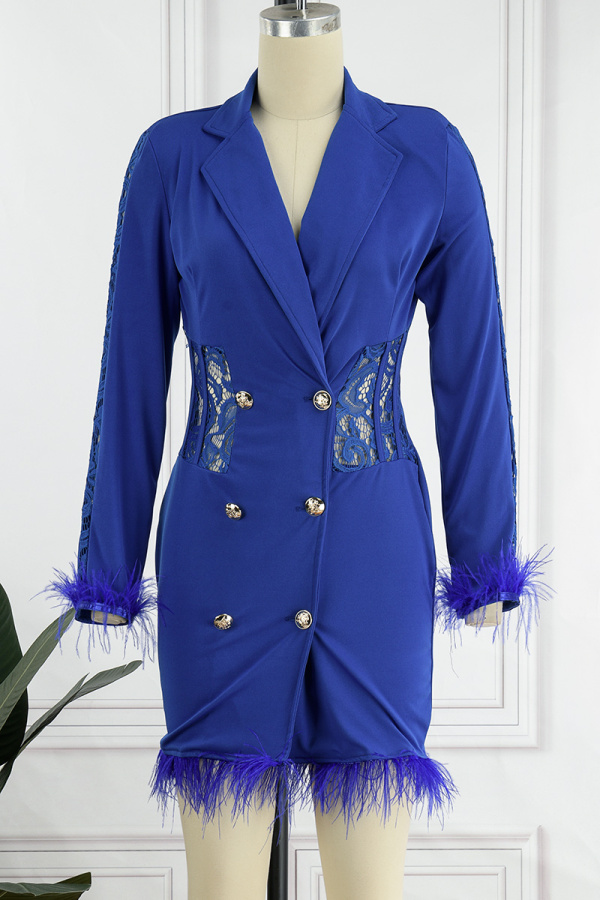 Fluorescent Color Long Sleeve Patchwork Streetwear Jumpsuit