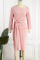 Black Elegant Solid Patchwork Fold Oblique Collar One Step Skirt Dresses