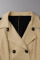 White Casual Solid Patchwork With Belt Turn-back Collar Long Sleeve Two Pieces