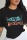 Black Street Print Letter O Neck T-Shirts