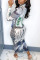 White Sexy Print Patchwork See-through Half A Turtleneck Pencil Skirt Dresses