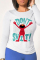Black Street Character Patchwork O Neck Tops