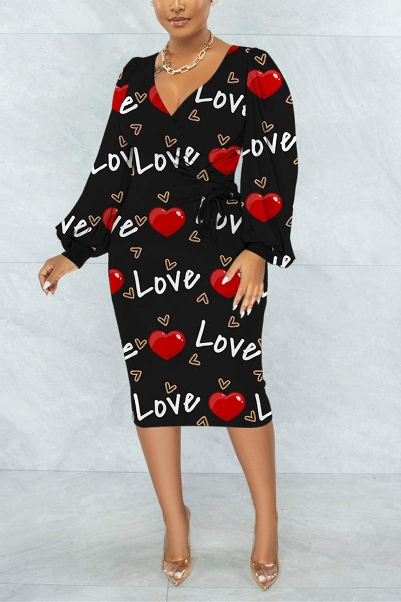 Casual Floral Fold V Neck Sleeveless Dresses