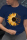 Navy Blue Street Print Patchwork O Neck T-Shirts