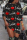 Black Casual Print Basic O Neck Long Sleeve Dresses