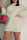 Green Casual Print Patchwork V Neck Long Sleeve Two Pieces