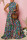 Black Green Casual Print Printing O Neck Regular Jumpsuits