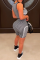 Orange Street Striped Patchwork O Neck Sleeveless Two Pieces