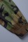 Camouflage Casual Camouflage Print Patchwork Off the Shoulder Outerwear