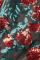 Red Sexy Solid Embroidered Sequins Patchwork See-through Half A Turtleneck Pencil Skirt Dresses
