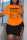 Black Orange Casual Street Print Patchwork O Neck Short Sleeve Two Pieces