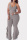 Grey Sexy Casual Solid Backless V Neck Skinny Jumpsuits