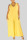 Yellow Casual Solid Patchwork V Neck Straight Jumpsuits