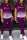Purple Casual Letter Print Basic O Neck Short Sleeve Two Pieces