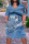 Blue Casual Street Print Patchwork V Neck Straight Dresses