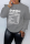 Grey Street Print Patchwork Letter O Neck Tops