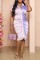 Pink Casual Solid Patchwork Contrast Turndown Collar Short Sleeve Dress Dresses