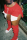 Red Sexy Solid High Opening Skinny Mid Waist Pencil Solid Color Bottoms