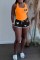 Black Casual Print Patchwork U Neck Sleeveless Two Pieces