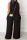 Black Casual Solid Basic Half A Turtleneck Regular Jumpsuits