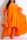 Orange Casual Solid Patchwork Asymmetrical Off the Shoulder Straight Dresses