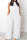 White Casual Solid Basic Half A Turtleneck Regular Jumpsuits