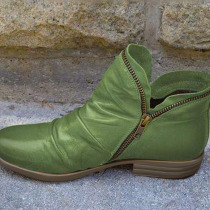 Green Casual Sequins Round Sport Shoes
