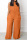 Tangerine Red Casual Solid Basic Half A Turtleneck Regular Jumpsuits