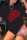 Black Street Print Patchwork Letter O Neck T-Shirts