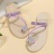 Champagne Fashion Casual Patchwork Rhinestone Round Comfortable Shoes