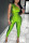 Green Sexy Solid Patchwork Oblique Collar Skinny Jumpsuits
