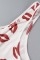 White Sexy Casual Lips Printed Basic U Neck Plus Size Two Pieces