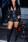 Black Casual Solid Patchwork Zipper Collar Skinny Romper