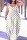 White Casual Dot Print Backless Spaghetti Strap Long Dress Dresses