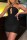 Black Sexy Solid Bandage Backless Halter Strapless Dress Dresses